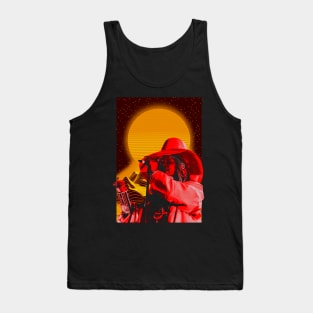 Badu Retrowave Red Tank Top